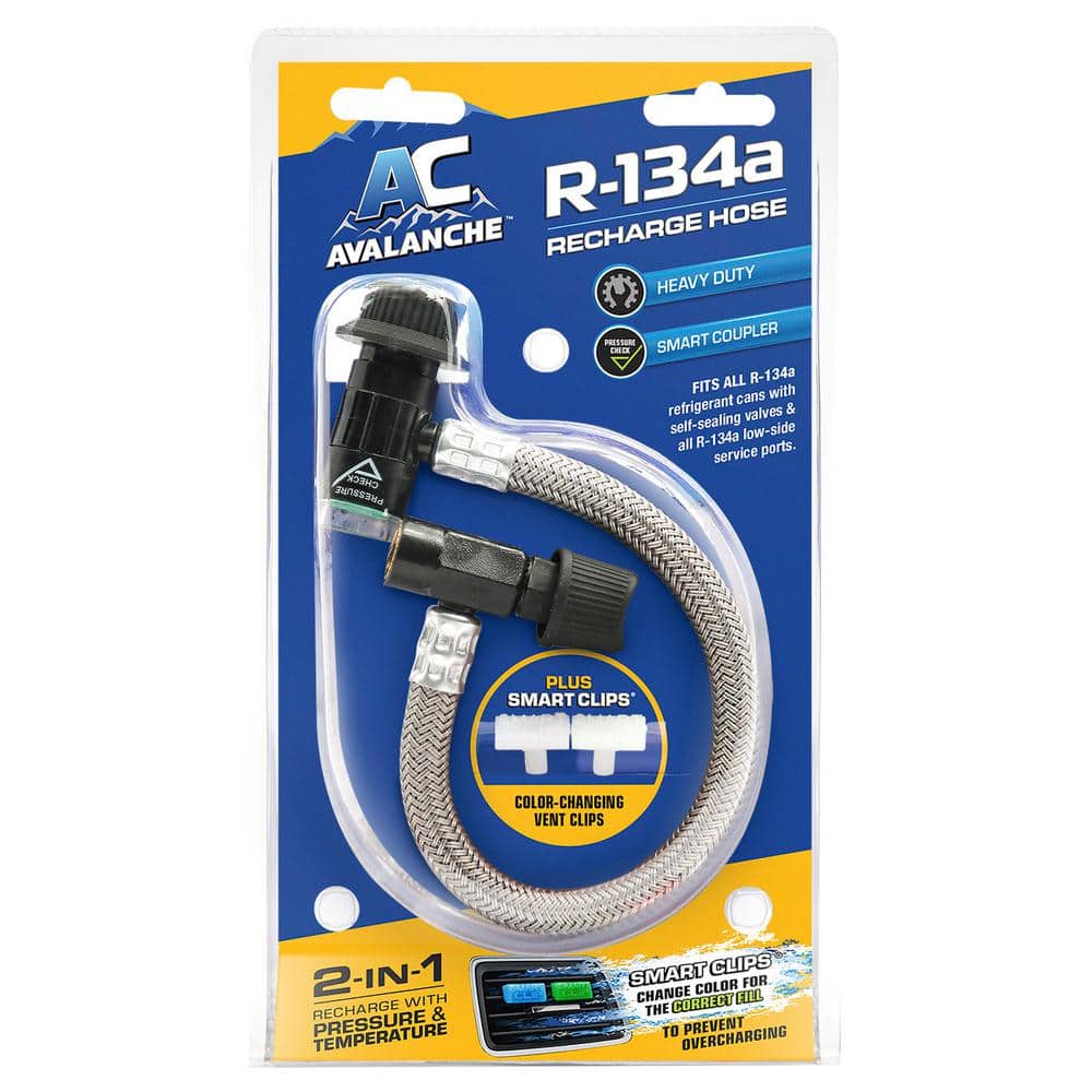 Blaster Herbruikbare R-134a Koudemiddel Vulslang met Smart Clips